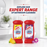 Harpic Disinfectant Bathroom Cleaner Liquid, Lemon - 1 L (Pack of 2) | India's # 1 Bathroom Cleaner