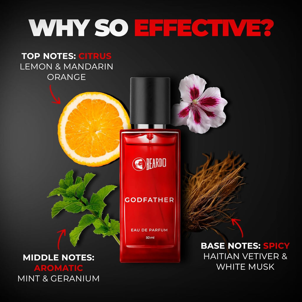 BEARDO Godfather Perfume For Men, 50Ml