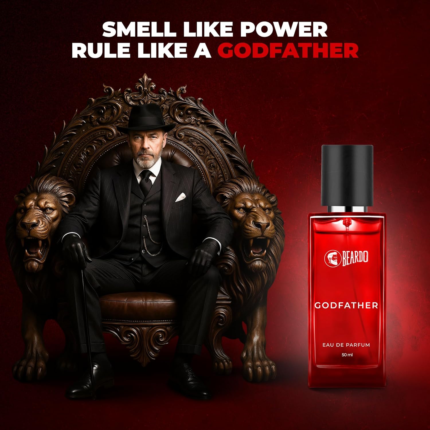 BEARDO Godfather Perfume For Men, 50Ml