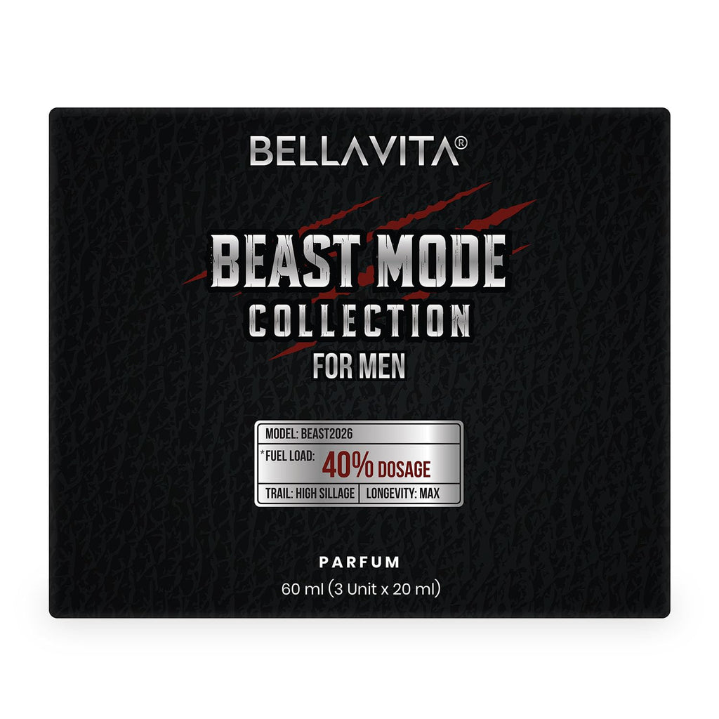 BELLAVITA Beast Mode Collection Set | Set of 3 x 20ml each