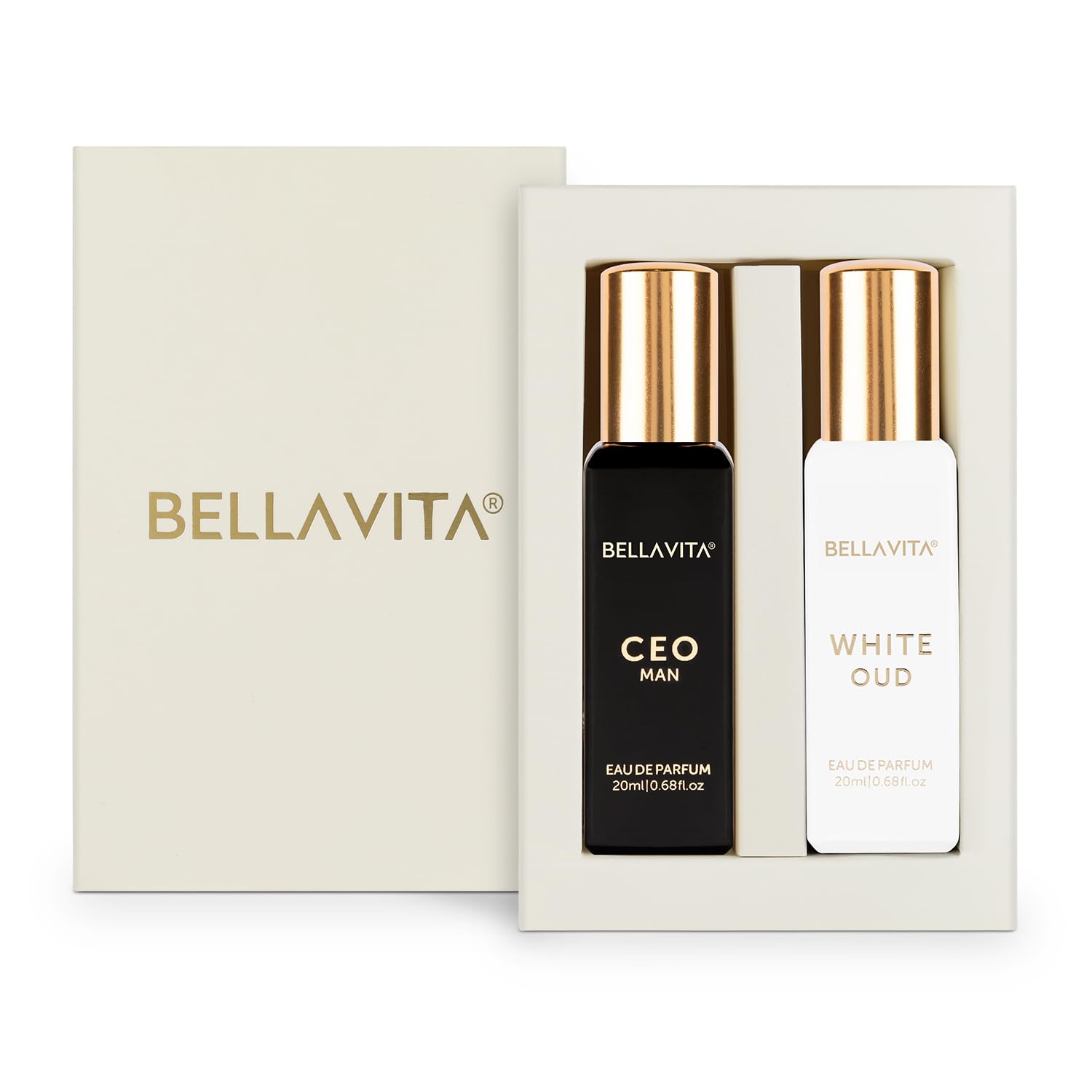 BELLAVITA CEO MAN and WHITE OUD  pack of 2x20ml each