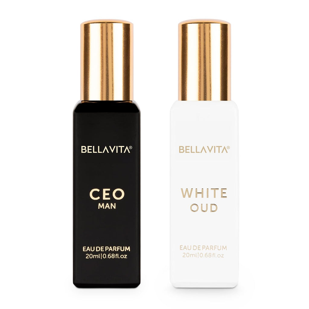 BELLAVITA CEO MAN and WHITE OUD  pack of 2x20ml each