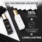 BELLAVITA CEO MAN and WHITE OUD  pack of 2x20ml each