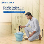 Bajaj 1000 W Immersion Water Heater Rod | Nickel-Plated Heating Element | 2 Year Warranty
