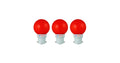 Bajaj Base B22 0.5-Watt Ping Pong Led Bulb (Red and Pack of 3)