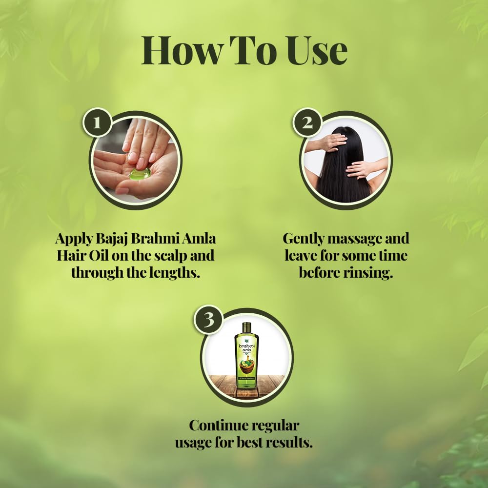 Bajaj Brahmi Amla Hair Oil 400 ml