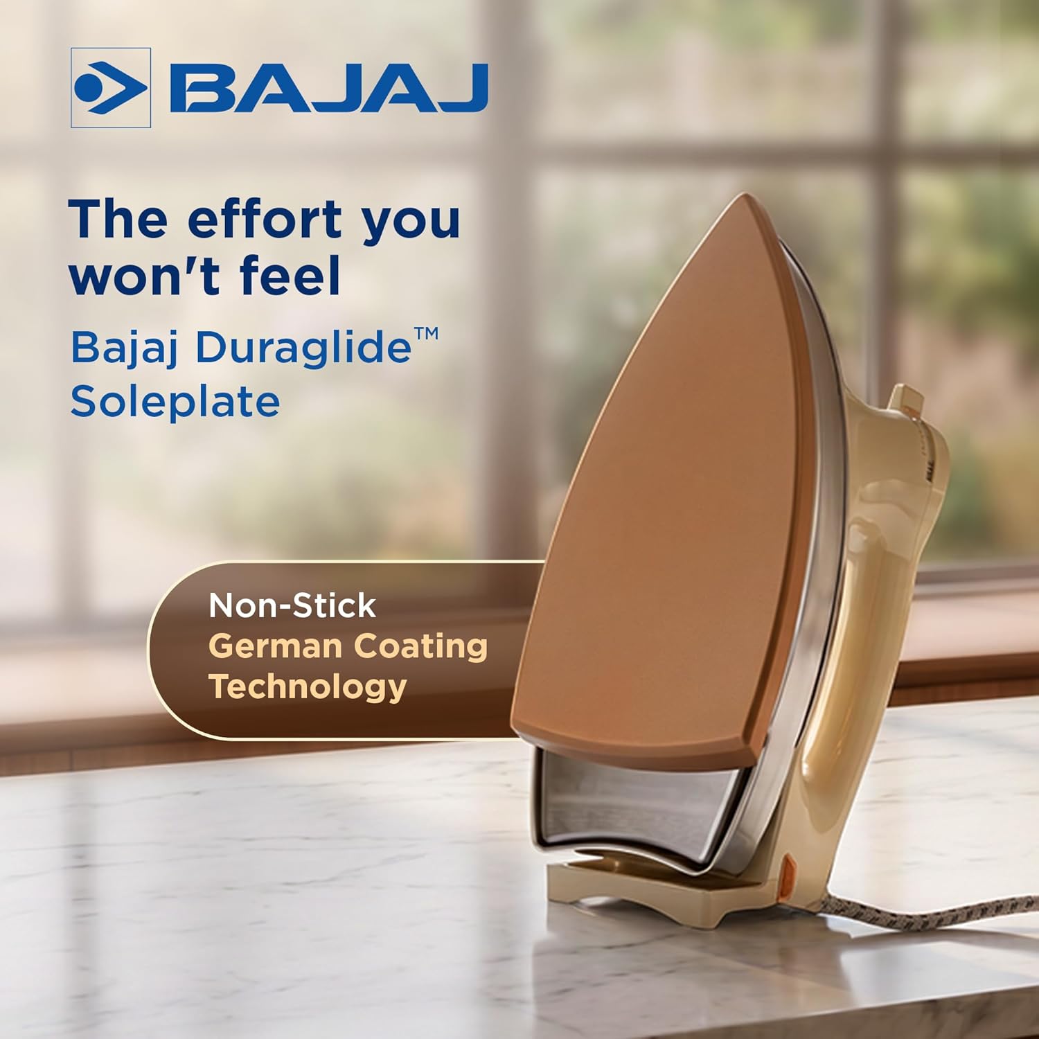 Bajaj DHX-9 1000W Heavy Weight Dry Iron