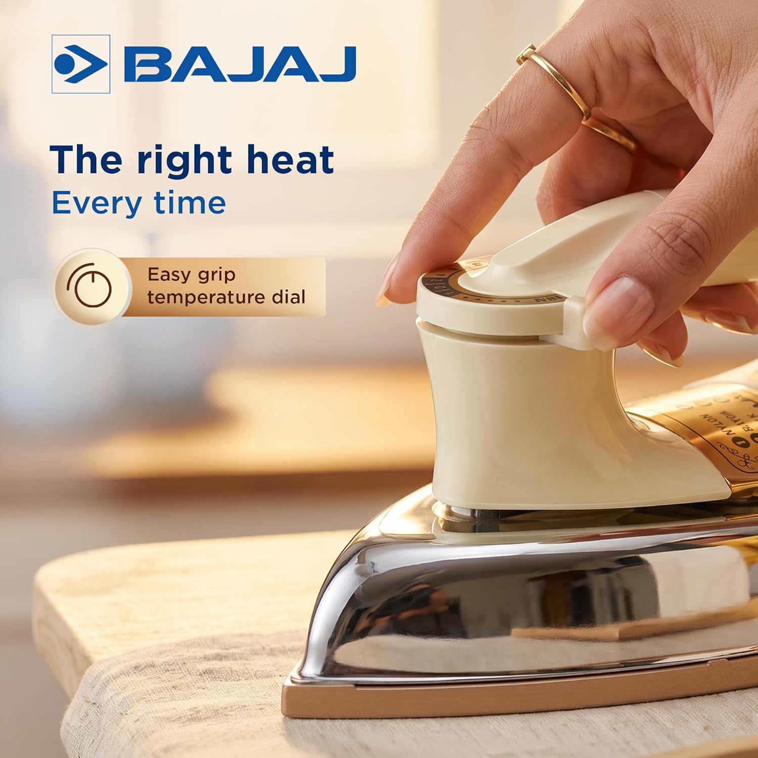Bajaj DHX-9 1000W Heavy Weight Dry Iron