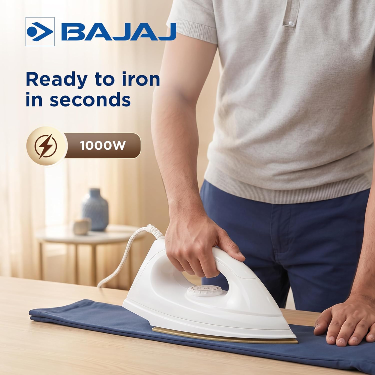 Bajaj DX-7 1000 Watts Dry Iron