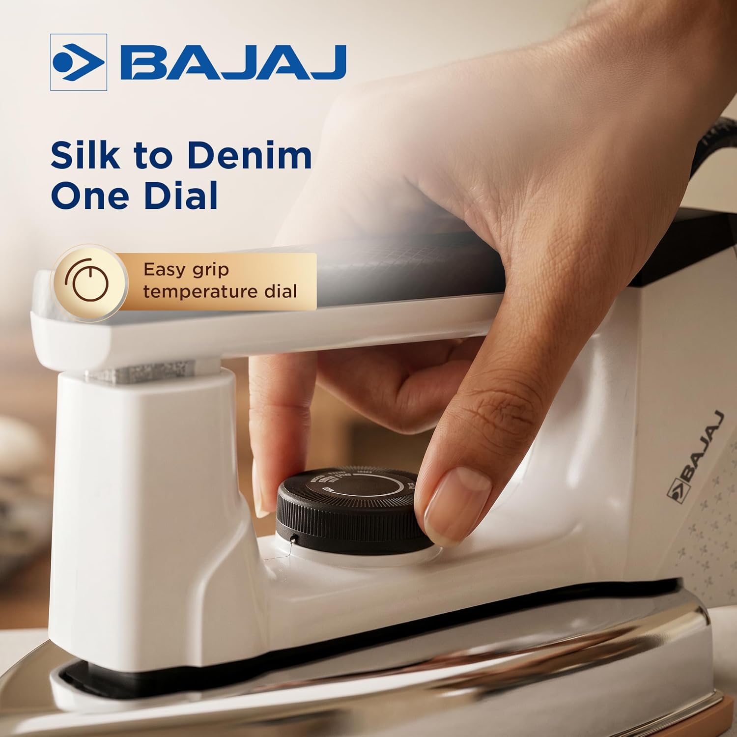 Bajaj DX 16 Heavy Weight Dry Iron | 1100 W Heavy Weight Dry Iron