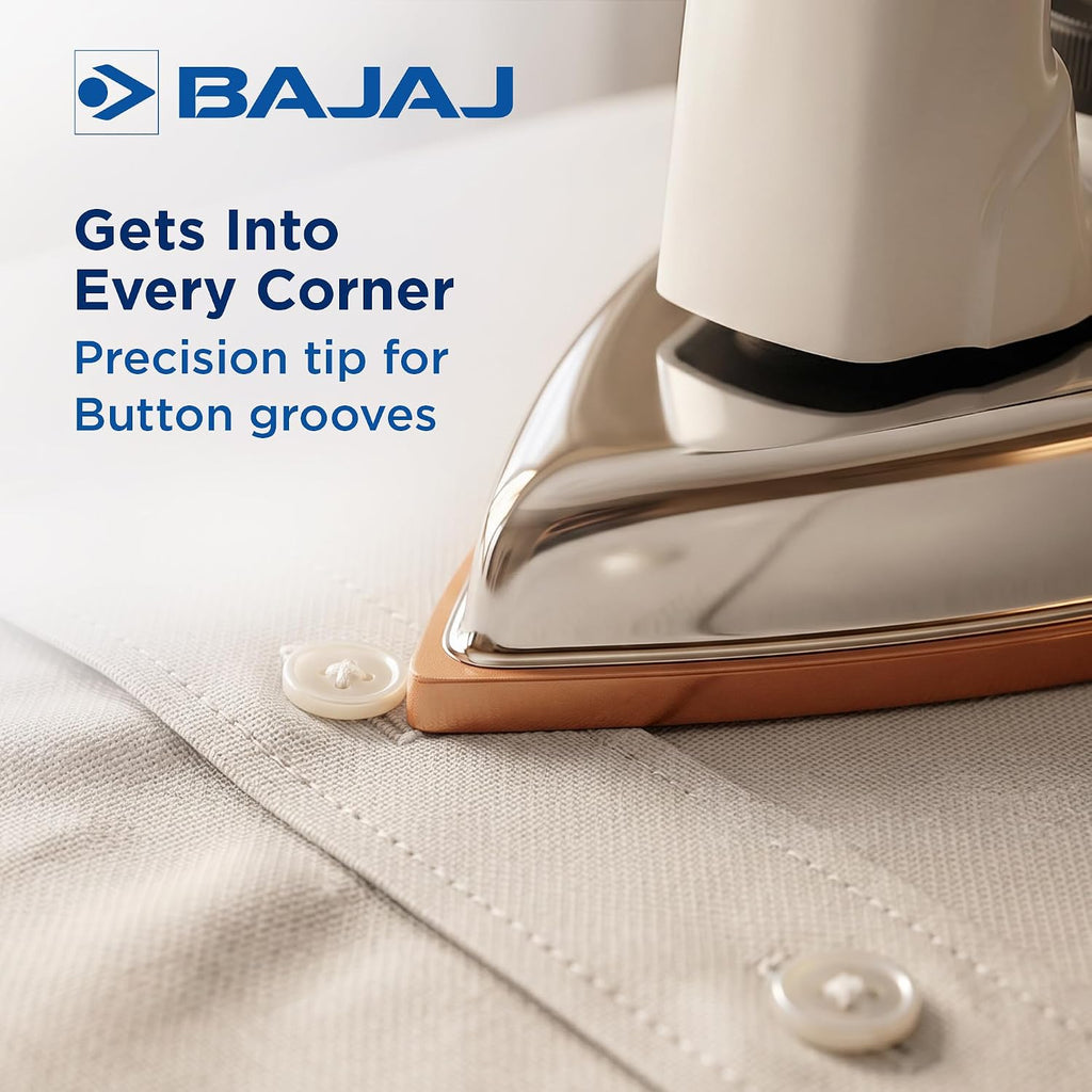 Bajaj DX 16 Heavy Weight Dry Iron | 1100 W Heavy Weight Dry Iron
