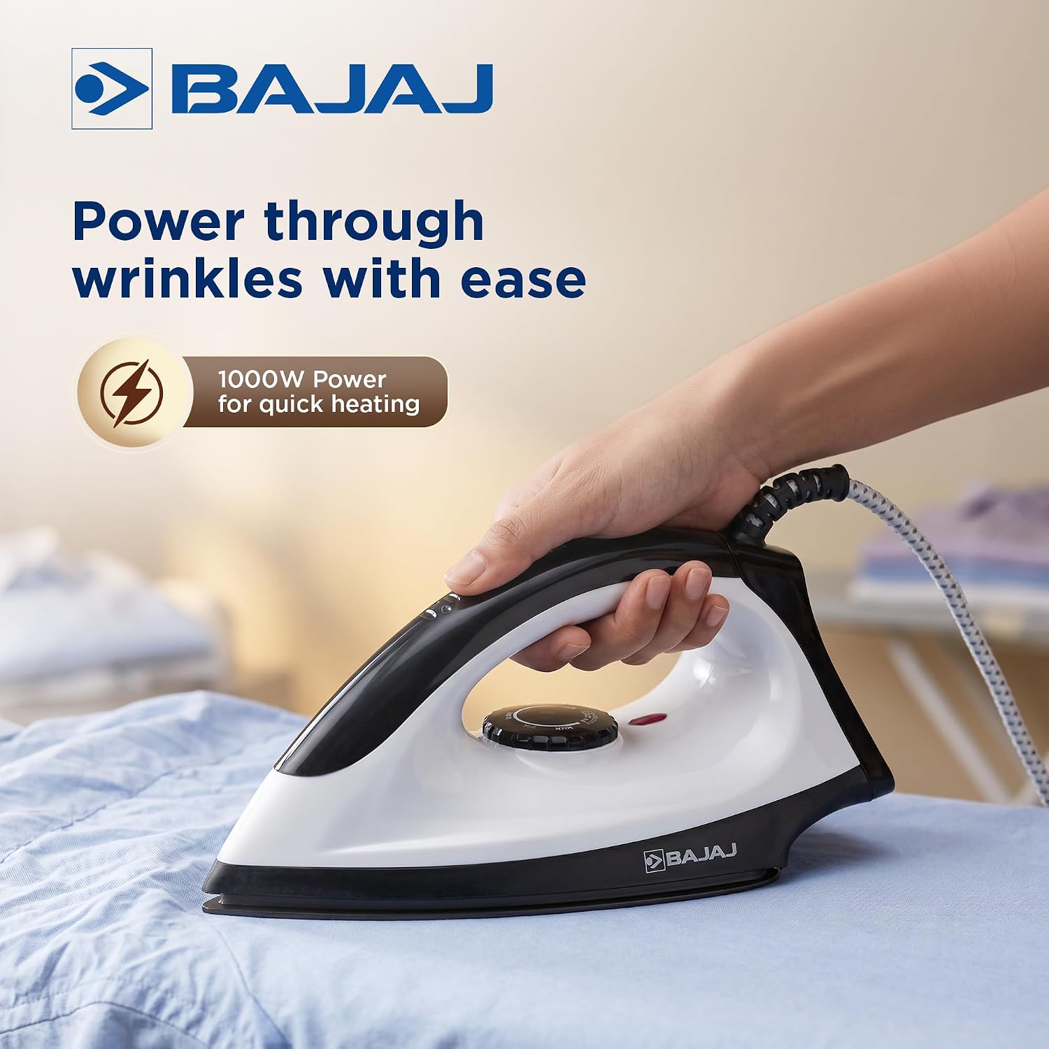 Bajaj Dry Iron DX 15 1000 Watts