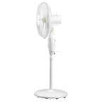 Bajaj Esteem 400 MM Oscillating Pedestal Fan For Home | Stand Fan With Tilt Mechanism | Voltage Protection | 100% Copper Motor | High Air Delivery | 3-Speed Control | 2 Yrs Warranty 【White】