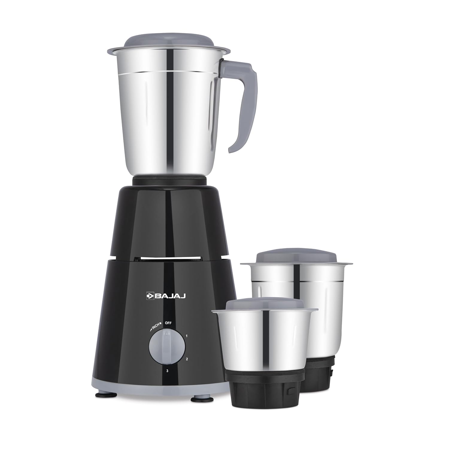 Bajaj GX-1 Mixer Grinder 500W 3 Stainless Steel Mixer Jars