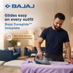 Bajaj Herculo Heavy Weight Dry Iron | 1100 Watts Heavy Weight Dry Iron