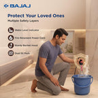 Bajaj Immersion 1500 Watts Water Heater Rod | Nickel Plated Heating| ISI Certified | 2 Years Warranty | Silver