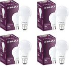 Bajaj Ivora HB 12W LED Bulb B22 (Pack of 4, CDL) | Energy Efficient, Eco-Friendly | UV & IR Free | 1 Year Warranty