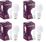 Bajaj Ivora HB 12W LED Bulb B22 (Pack of 4, CDL) | Energy Efficient, Eco-Friendly | UV & IR Free | 1 Year Warranty