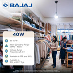Bajaj Ivora HB HW LED Lamp 40W CDL B22 | Energy Efficient | Instant On | 4 Kv Surge Protection | LED Bulb For Home | White | 1 Year Warranty