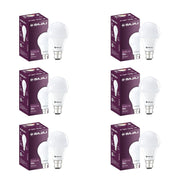 Bajaj Ivora HB LED Lamp 12W CDL B22 | Energy Efficient | Short CIRcuit & Open CIRcuit Protection | EnvIRonmental Friendly | IR, UV Free | LED Bulb For Home | (Pack Of 6) | 1 Yr Warranty
