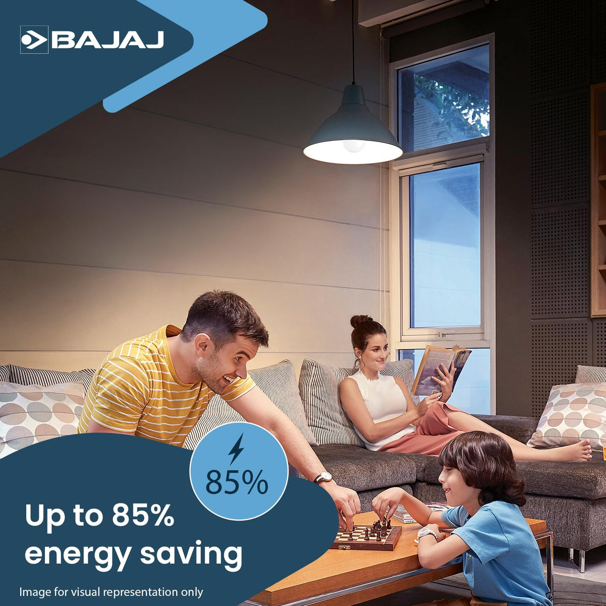 Bajaj Ivora HB LED Lamp 12W CDL B22 | Energy Efficient | Short CIRcuit & Open CIRcuit Protection | EnvIRonmental Friendly | IR, UV Free | LED Bulb For Home | (Pack Of 12) | 1 Yr Warranty