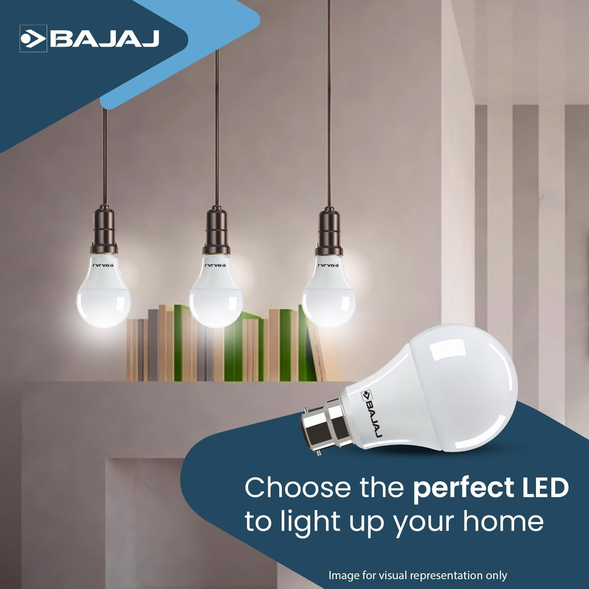 Bajaj Ivora HB LED Lamp 12W CDL B22 | Energy Efficient | Short CIRcuit & Open CIRcuit Protection | EnvIRonmental Friendly | IR, UV Free | LED Bulb For Home | (Pack Of 12) | 1 Yr Warranty