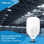 Bajaj Ivora Hb Hw Led Lamp 60W Cdl B22 | Energy Efficient | Instant On | 4 Kv Surge Protection | Led Bulb For Home, Pack of 2
