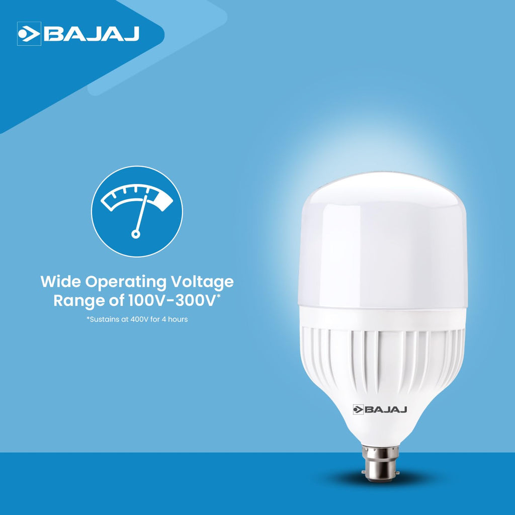 Bajaj Ivora Hb Hw Led Lamp 60W Cdl B22 | Energy Efficient | Instant On | 4 Kv Surge Protection | Led Bulb For Home, Pack of 2