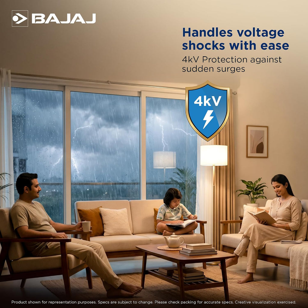 Bajaj Ivora Hb Led Lamp 9W Cdl Cool Daylight | Energy Efficient | Environment Friendly | Ir, Uv Free | 3.5 Kv Surge Protection | Led B22 Bulb For Home | (Pack Of 10) | 1 Yr Warranty