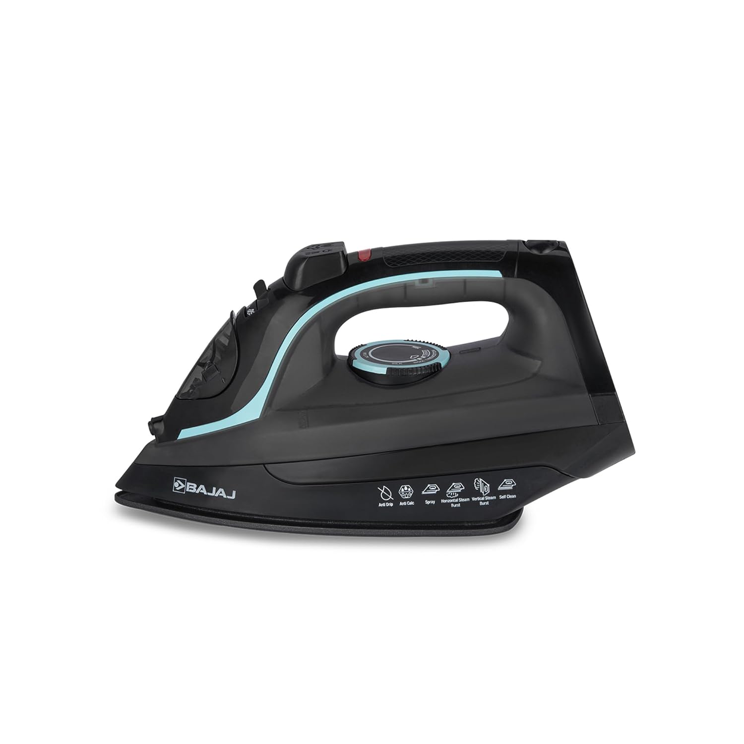 Bajaj MX 45 Steam Aluminium Soleplate Iron | 2000 Watts Power For Faster