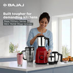 Bajaj Military Series Rex 750W 4 Jar Mixer Grinder