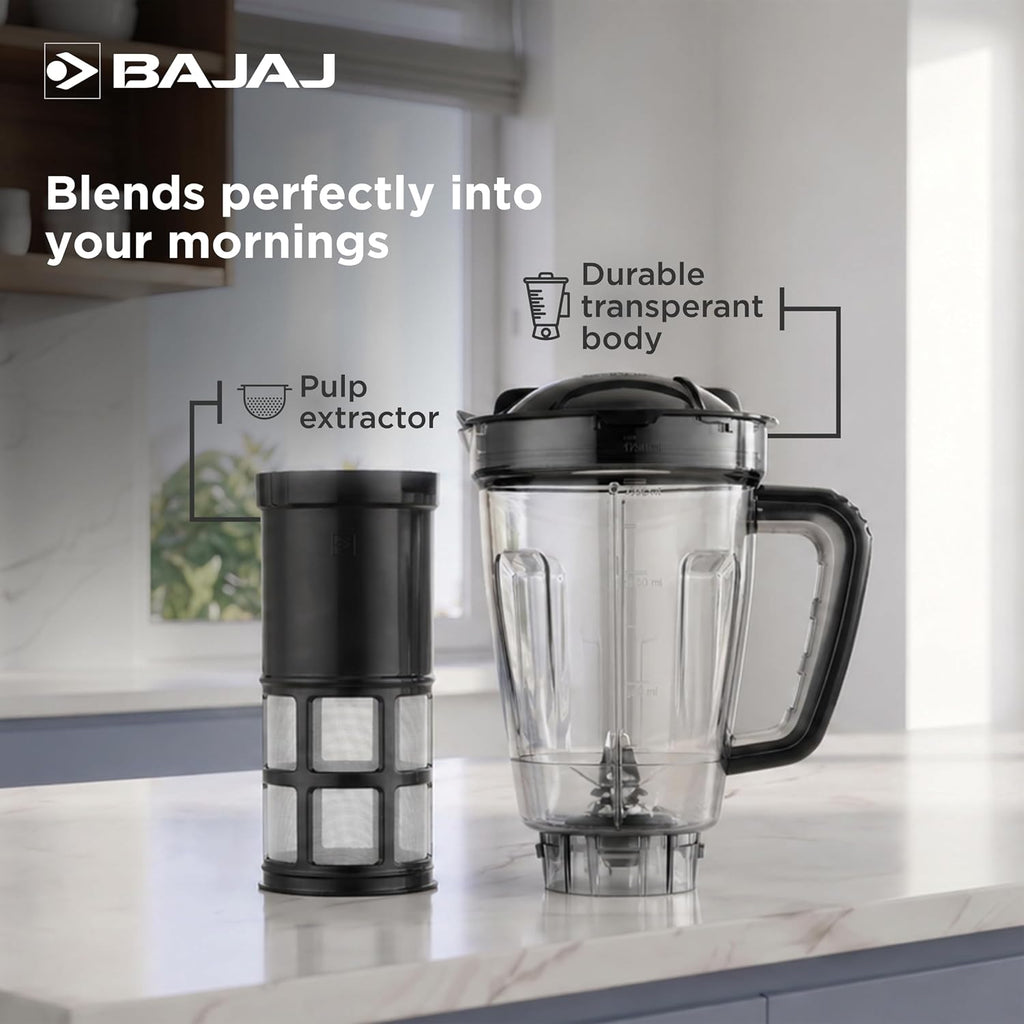 Bajaj Military Series Rex 750W 4 Jar Mixer Grinder