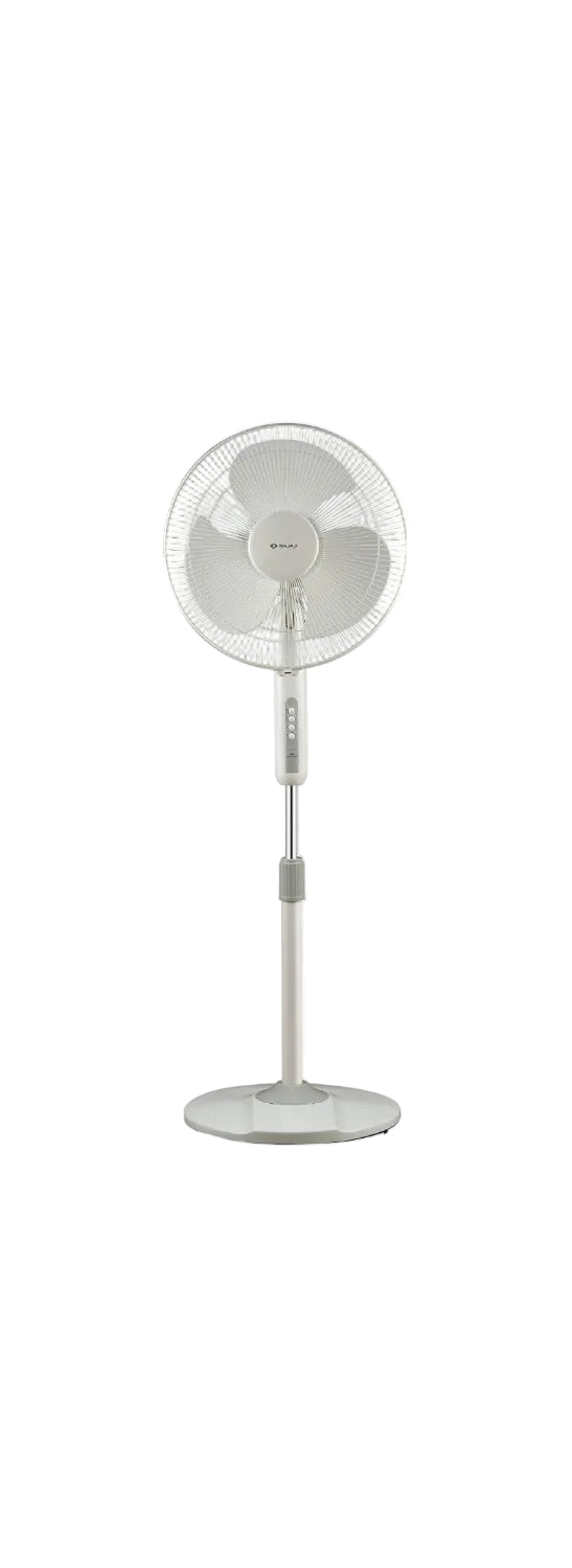 Bajaj Neo-Spectrum 400 MM Pedestal Fan for Home | High Air Delivery | High Speed | Full Copper Motor | Overload Thermal Protector | 2 Yrs Warranty 【Grey】