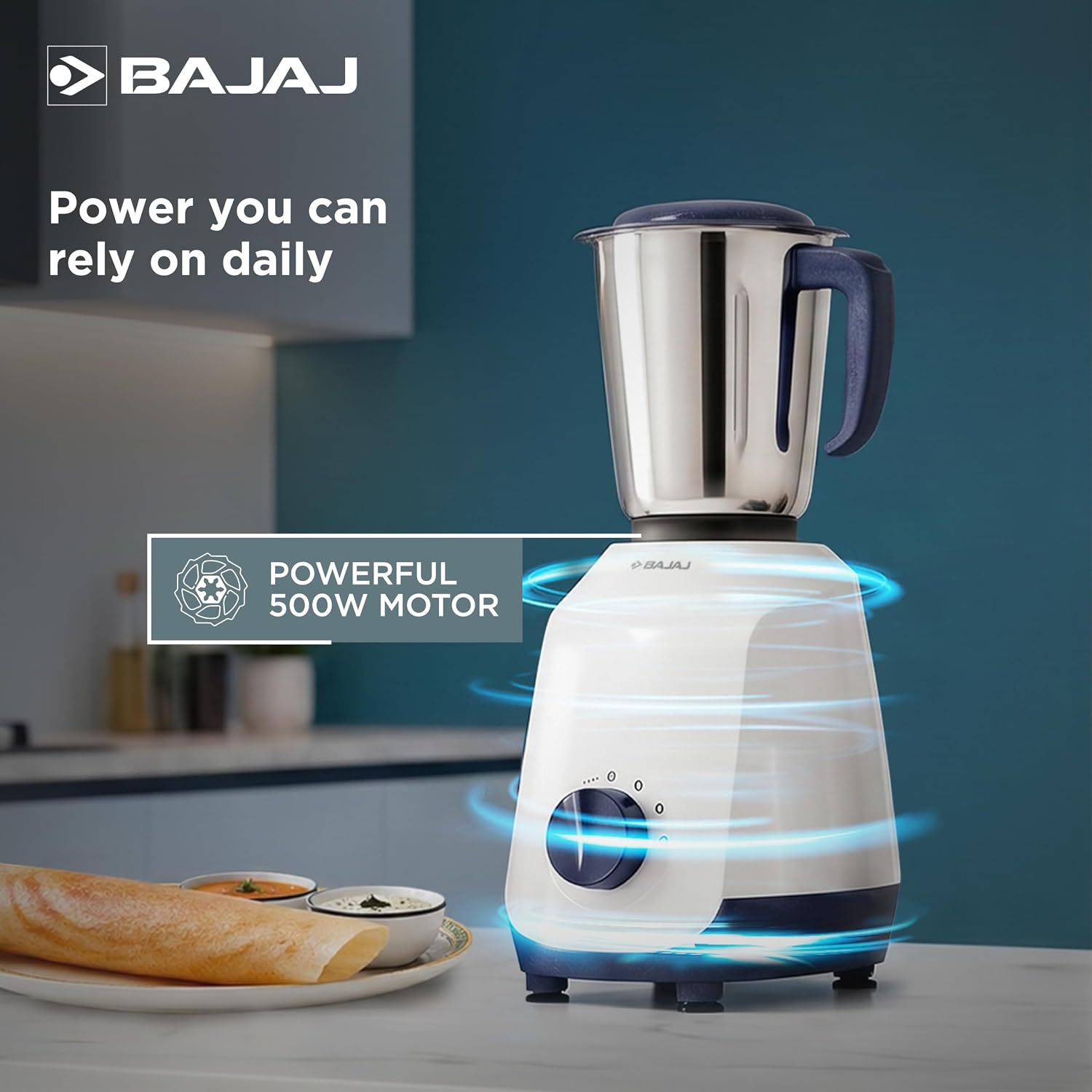 Bajaj Ninja Series Grace 500W Mixer Grinder
