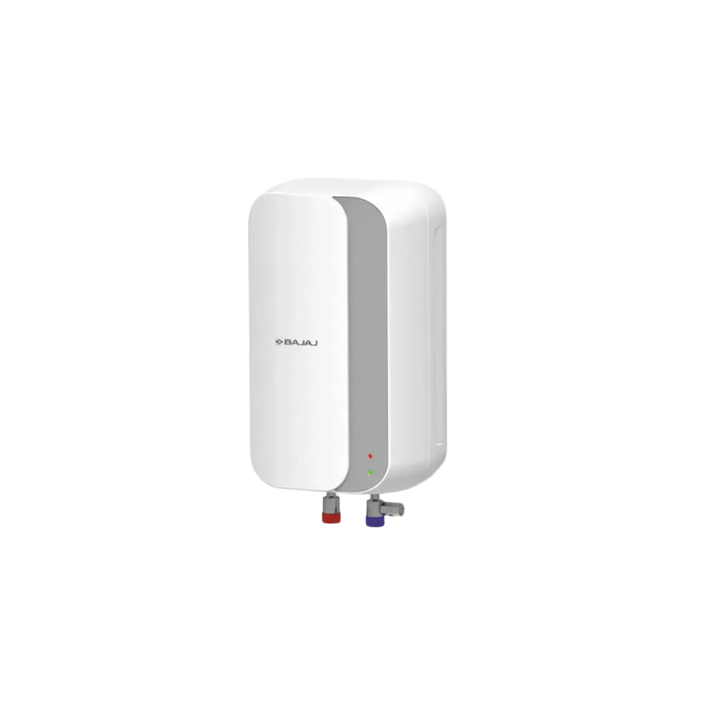 Bajaj Prohot 3 Litre Instant Water Heater | 3KW Vertical Geyser for Bathroom & Kitchen | Fast Heating Element | High Grade SS Tank | Multiple Safety Systems | 2-Yr Product Warranty | White