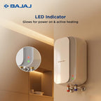 Bajaj Prohot 3 Litre Instant Water Heater | 3KW Vertical Geyser for Bathroom & Kitchen | Fast Heating Element | High Grade SS Tank | Multiple Safety Systems | 2-Yr Product Warranty | White