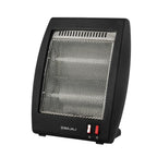 Bajaj RHX-2 Halogen Heater | 2 Heat Settings-400W/800 Watts | Noiseless Operation | DuraElement With 1-Yr Heating Element Warranty | Convection Room Heater For Winter | 2-Yr Warranty 【Black】