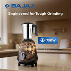 Bajaj Rex Dlx Ninja Series 4 Jar 750W Mixer Grinder