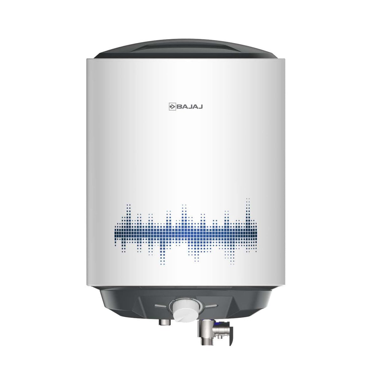 Bajaj Shield Series New Shakti 10L Storage Wall Mount Water Heater For Home, 5-Star Rated Geyser, Child Safety Mode, 7-Yr Tank, 6-Yr Element, 2-Yr Product Warranty,【White & Grey】