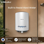 Bajaj Shield Series New Shakti 10L Storage Wall Mount Water Heater For Home, 5-Star Rated Geyser, Child Safety Mode, 7-Yr Tank, 6-Yr Element, 2-Yr Product Warranty,【White & Grey】