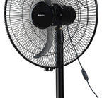 Bajaj Tez MK II Farrata 450 MM Pedestal Fan for Home | High Air Thrust | High Speed | Overload Thermal Protector | Full Copper Motor | 2 Yrs Warranty 【Black】
