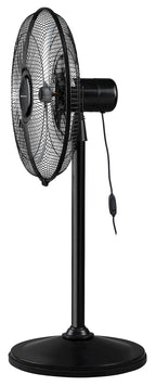 Bajaj Tez MK II Farrata 450 MM Pedestal Fan for Home | High Air Thrust | High Speed | Overload Thermal Protector | Full Copper Motor | 2 Yrs Warranty 【Black】