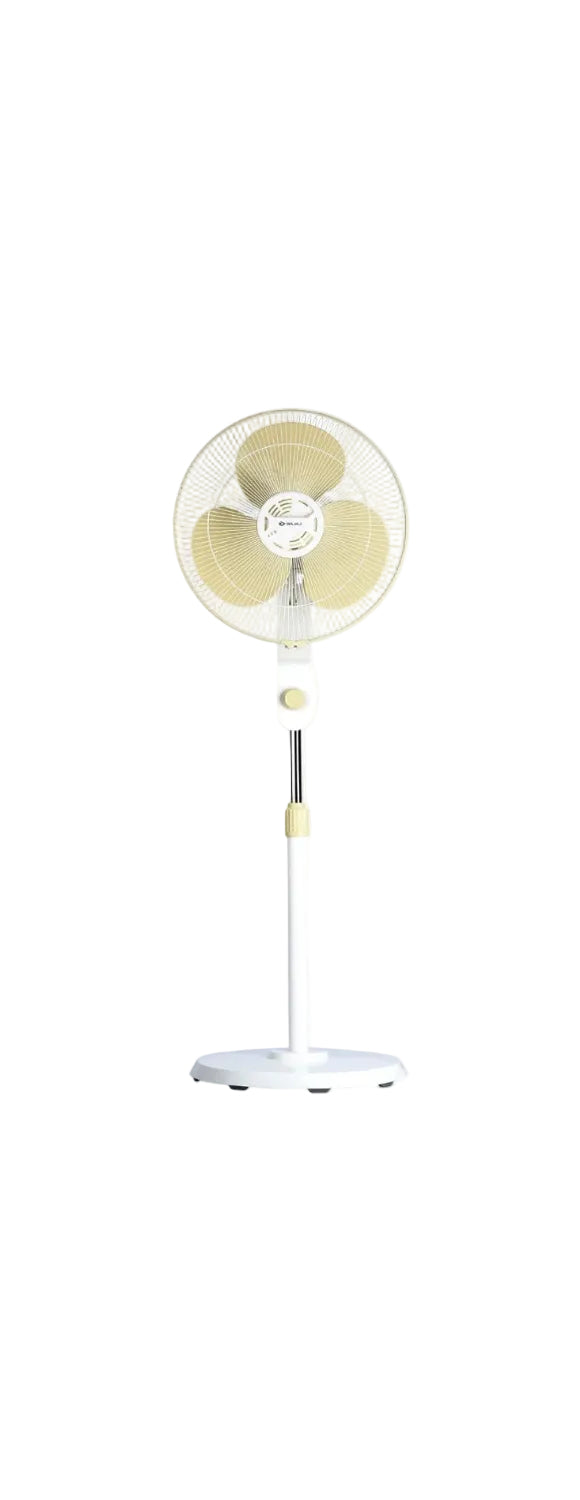 Bajaj Veloce 400 MM Pedestal Fan For Home | Air Freshener Pocket | 100% Copper Motor | High Air Delivery | 2 Yrs Warranty 【Champagne Fizz】