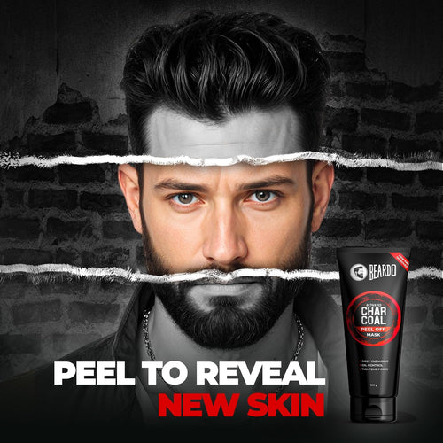 Beardo Activated Charcoal Peel Off Mask for Men, 100g