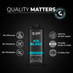 Beardo Ice Blast Talc powder for men | INSTANT ICY COOLING Talcum Powder Men 250g
