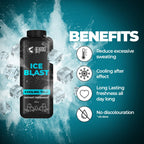 Beardo Ice Blast Talc powder for men | INSTANT ICY COOLING Talcum Powder Men 250g