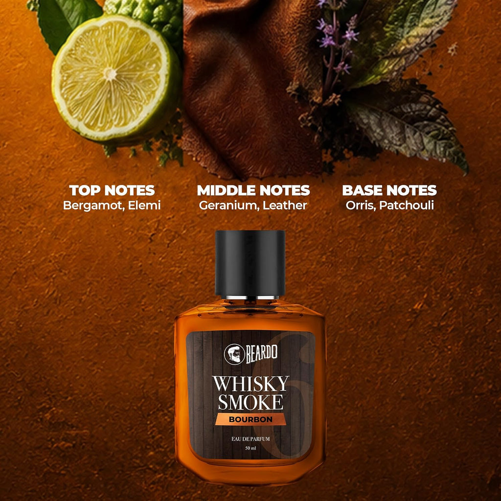 Beardo Whisky Smoke Bourbon Perfume For Men, 50ml