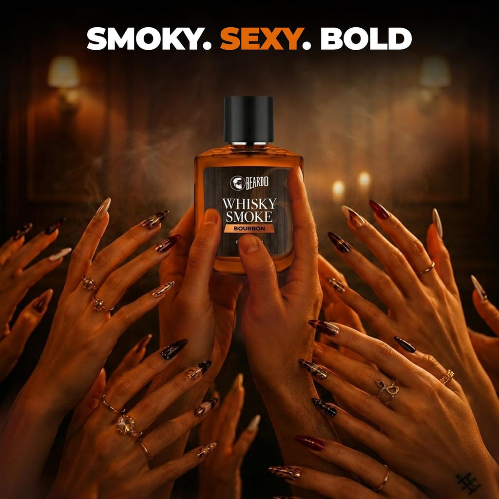 Beardo Whisky Smoke Bourbon Perfume For Men, 50ml