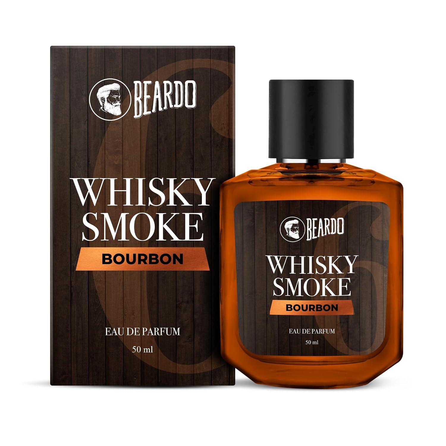 Beardo Whisky Smoke Bourbon Perfume For Men, 50ml