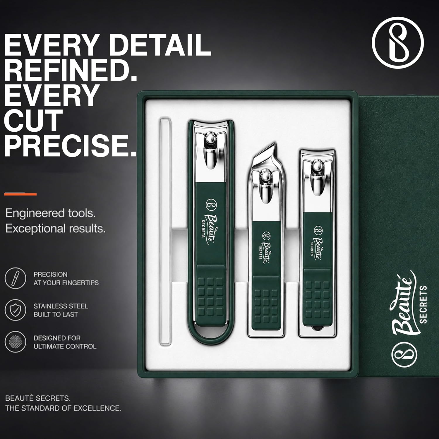 Beauté Secrets - Nail Cutter Set 4pcs
